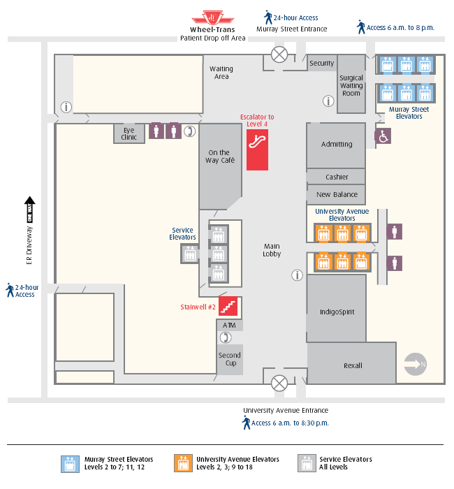 MSH Main Floor Map